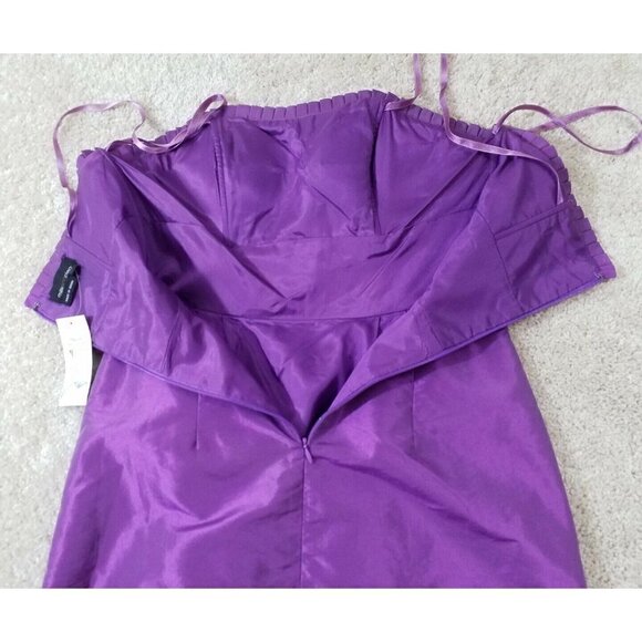 Max and Cleo~Women's Size 4~"Mulberry" Strapless Prom Party Dress NWT $148.00 - Picture 3 of 9